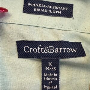 Croft & Barrow Green Dress Shirt